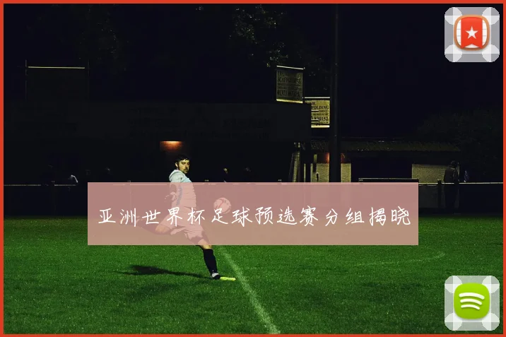 亚洲世界杯足球预选赛分组揭晓
